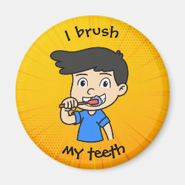 Íman Rotina Diária para Crianças - Menino