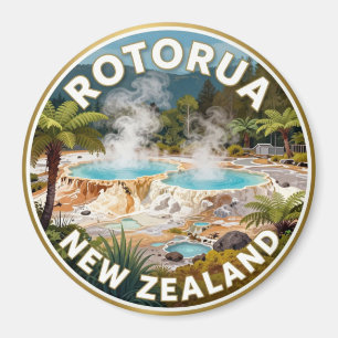 Íman Rotorua Nova Zelândia Paisagem Geotérmica