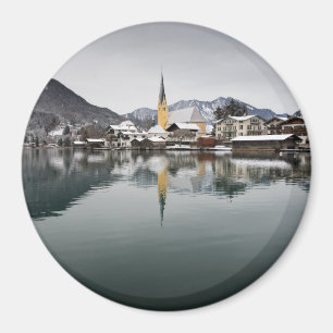 Íman Rottach-Egern no Tegernsee, Baviera no inverno