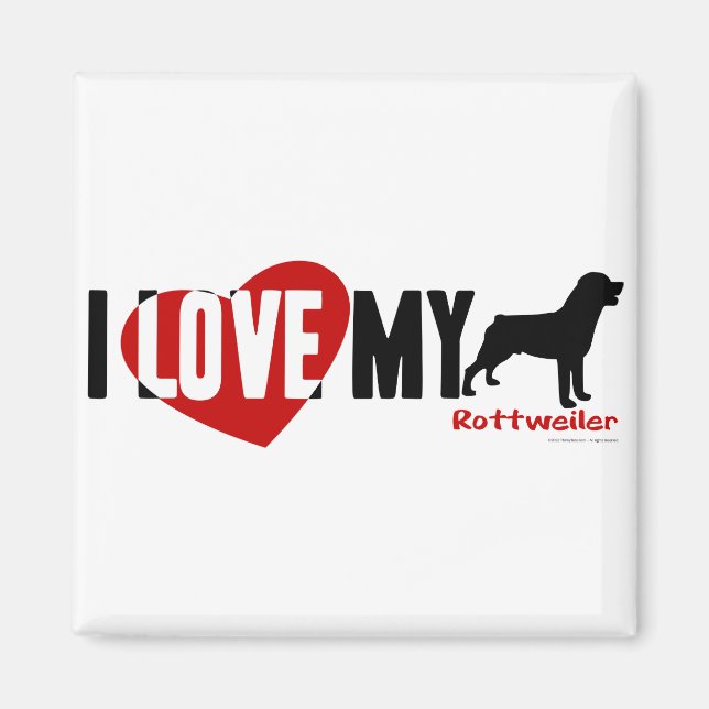 Íman Rottweiler (Frente)