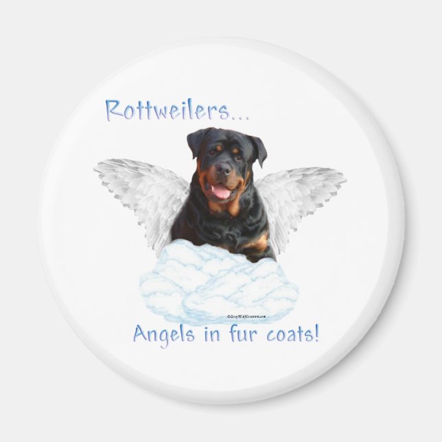 Íman Rottweiler Angel - Magnet (Frente)