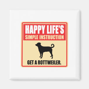 Íman Rottweiler (cauda retirada)