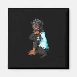 Íman Rottweiler Eu Amo A Mãe Tatuagem