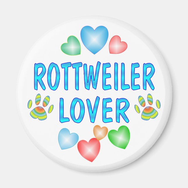 ÍMAN ROTTWEILER LOVER (Frente)