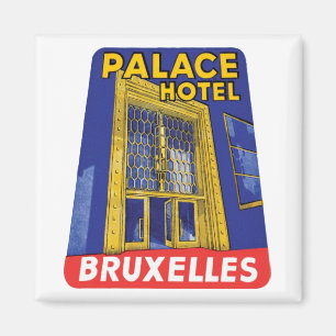 Íman Rótulo de Bagagem do Palace Hotel Bruxelas
