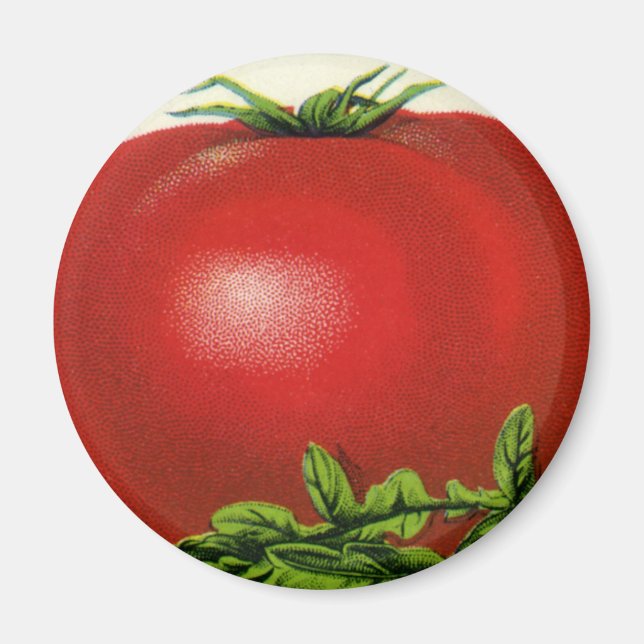 Íman Rótulo de Caixa de Frutas Antiga, Tomates Arcadia  (Frente)