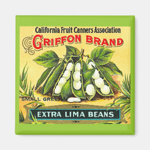 Íman Rótulo de Crato de Vintagem da Marca Griffon