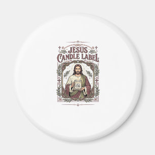 Íman Rótulo de Vela Jesus Vela Jesus Fé Cristã Vi