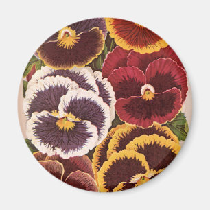 Íman Rótulos de Pacotes de Sementes Antigas, Flores de 