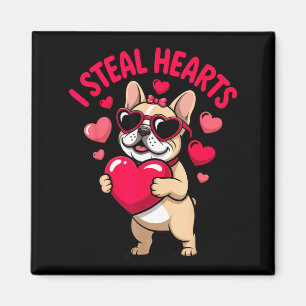 Íman Rouba corações bulldog francês valentine cachorro