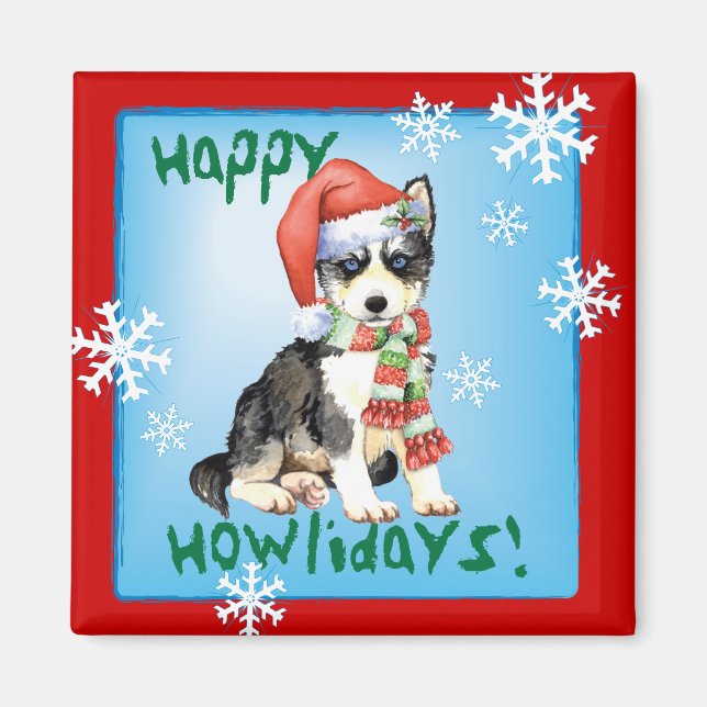 Íman Rouco Feliz Howlidays (Frente)