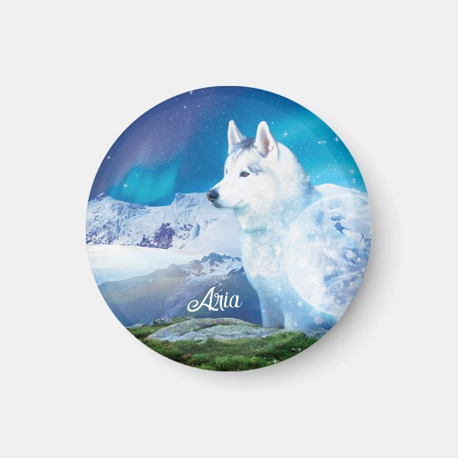 Íman Rouco personalizado com montanhas (Frente)