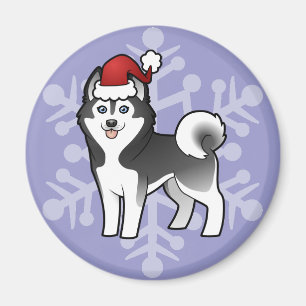 Íman Rouco Siberian do Natal/Malamute do Alasca