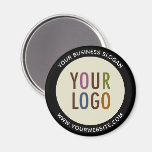 Íman Round Promotional Fridge Magnet Your Company Logo