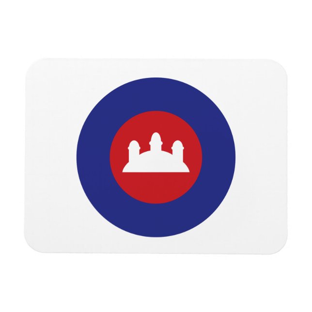 Íman Roundel Cambojana (Horizontal)