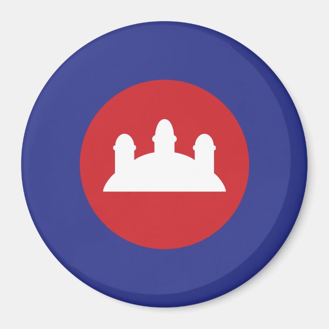 Íman Roundel Cambojana (Frente)