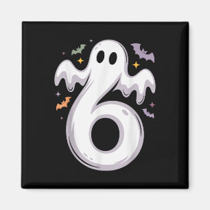 Íman Roupa de Halloween engraçada de 6 fantasmas meme c