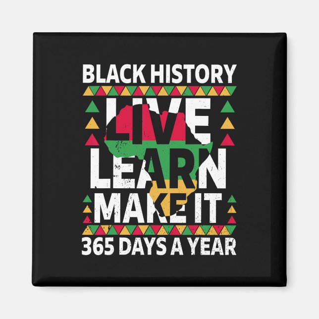 Íman Roupa de História Negra Mês de 2025 (Frente)