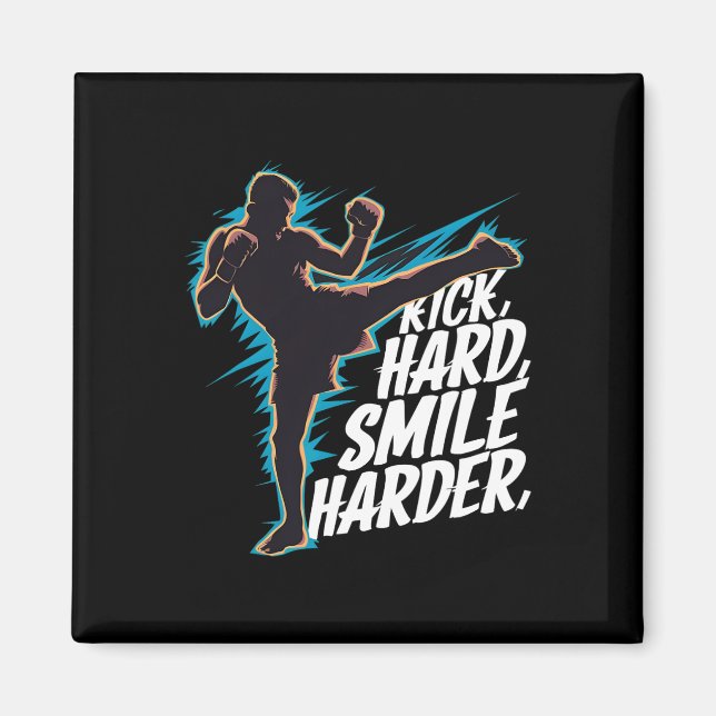 Íman Roupa de Kickboxing Muay Thai Savate Sanda Kickbox (Frente)