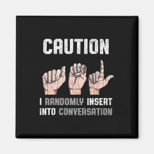 Íman Roupa de Linguagem Sensibilização dos Deficientes 