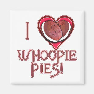 Íman Roupa do amor da torta de Whoopie, aventais,