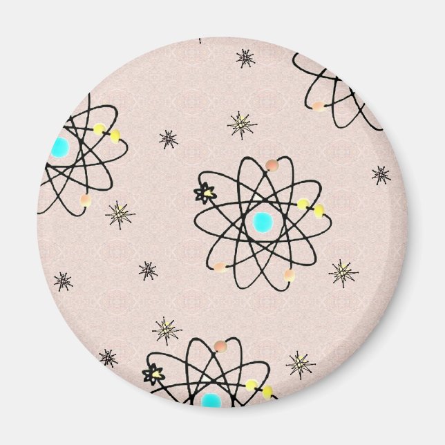 Íman Roupa e presentes cor-de-rosa com Impressão atômic (Frente)