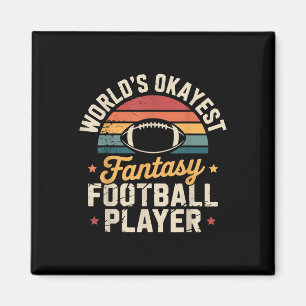 Íman Roupa engraçada de jogador de futebol Fantasy - Fo