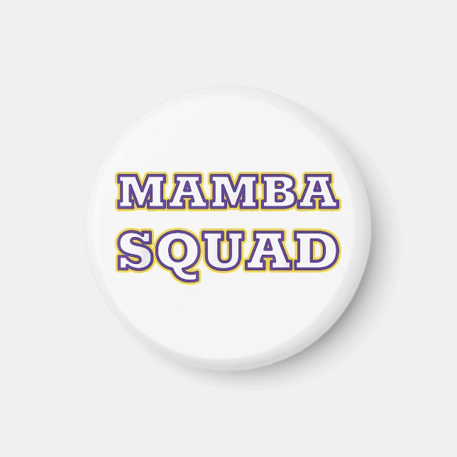 Íman Roupa engraçada do Mamba Squad para amantes de cob (Frente)