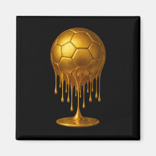 Íman Roupa Espírito Dourado Gotejante de Futebol Dia de