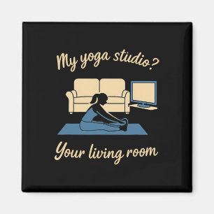 Íman Roupas Ativas de Yoga em Casa Meu Estúdio de Yoga