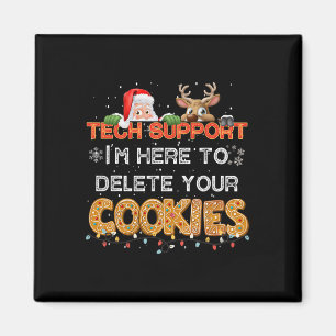 Íman Roupas de Natal da Equipe de Biscoitos Tech King F
