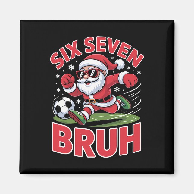 Íman Roupas de Natal engraçadas 67 Meme Bruh Futebol Pa (Frente)