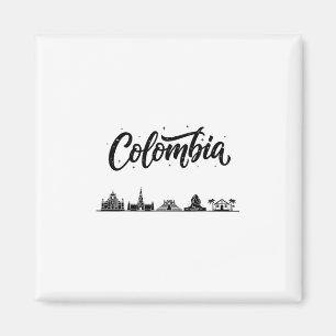 Íman Roupas de viagem de férias no horizonte de Colômbi
