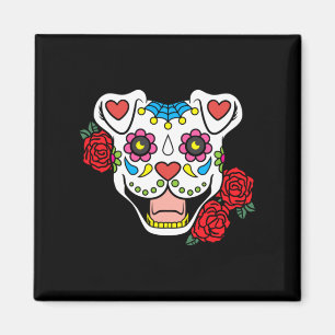 Íman Roupas Pitbull Caveira Açúcar Masculinas Presente