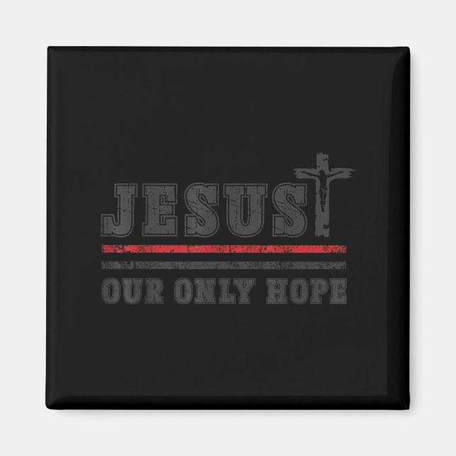 Íman Roupas Religiosas Presente Jesus Nossa Única Esper (Frente)