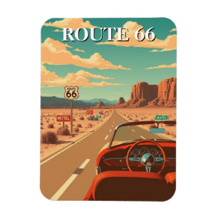 Íman Route 66 Classic Road Trip American