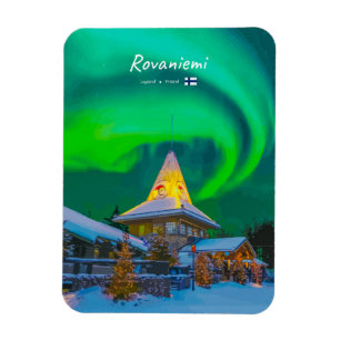 Íman Rovaniemi, Finlândia - Magia Aurora Arredondada
