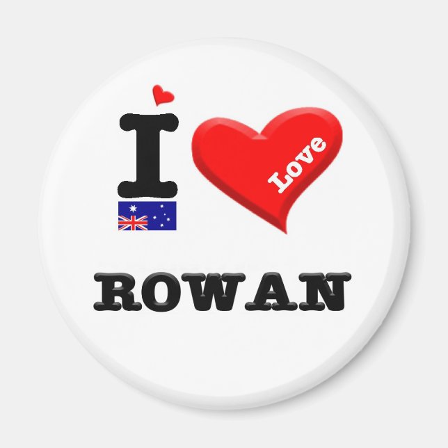 Íman ROWAN - I Love (Frente)
