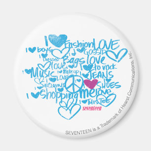 Íman Roxo/Aqua dos grafites