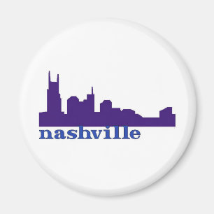 Íman Roxo da skyline de Nashville