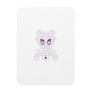 Íman Roxo de Uva, Uva, Decoração da flor de mel