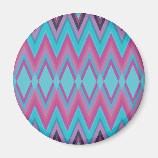 Íman Roxo e Aqua Tribal (Frente)