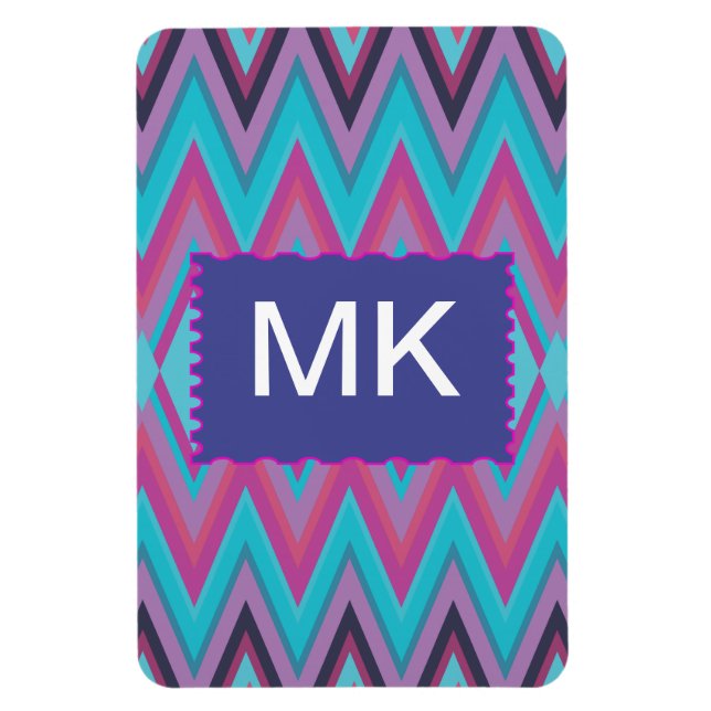 Íman Roxo e Aqua Tribal (Vertical)