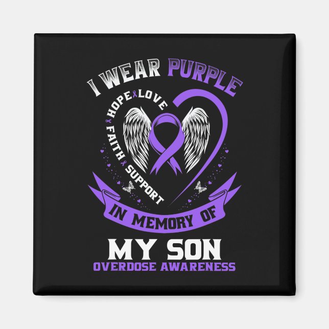 Íman Roxo Em Memória Do Meu Filho Conhecimento Da Sobre (Frente)