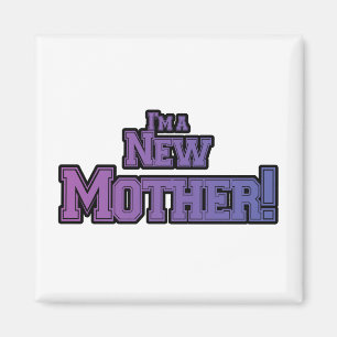 Íman Roxo eu sou camiseta novo e presentes de uma mãe