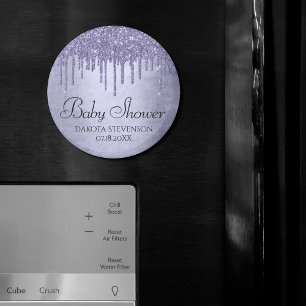 Íman Roxo Gotejante Brilhante   Chuveiro de Gela de Lav