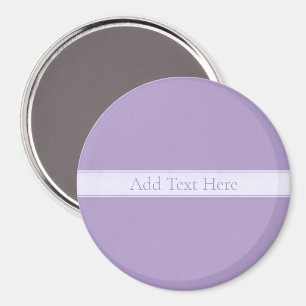 Íman Roxo Lavanda Leve Elegante Personalizável