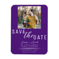 Roxo Real Salve a Data Foto Casamento