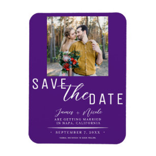 Íman Roxo Real Salve a Data Foto Casamento