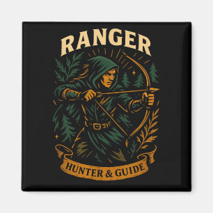 Íman Rpg Gamer Ranger D20 Dice Nerdy Men Women Kid